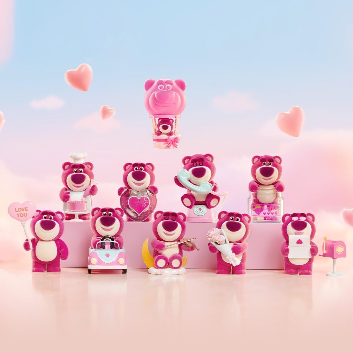その他 POPMART LOTSO POP MART Disney Pixar Lotso Wondrous Rendezvous Series Bear