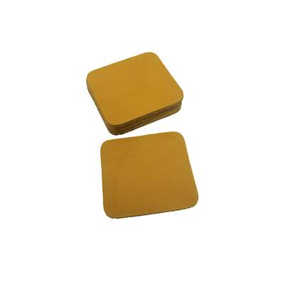 Large Genuine Leather Bar / Table / Drink Coasters Set of 10