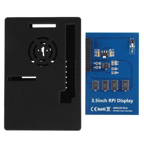 For 4B Case Shell Kit Lcd 3.5In Touch Screen Stand Fan Comput SPC - Afbeelding 5 van 12