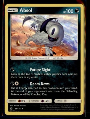 Absol SM - Guardians Rising Holo Rare,Holo