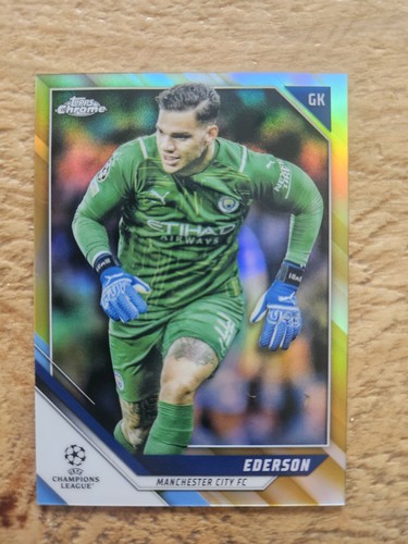 Ederson #76 2021 Topps Chrome UEFA Champions League card