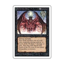 WotC MtG Unlimited Lord of the Pit (R) VG