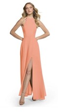 Azazie Sunset A-Line Haulter Chiffon Dress - Size A10 NWT Bridesmaid Dress
