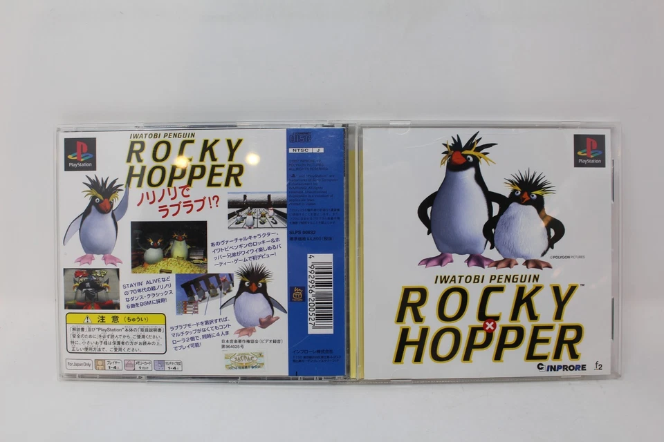 Iwatobi Penguin Rocky x Hopper Sony Playstation 1 PS1 Japanese Region Lock - Image 3 of 3