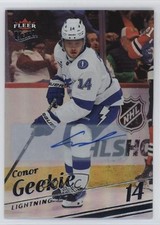 2025-26 Upper Deck Fleer Ultra Rainbow Foil Auto Conor Geekie #61