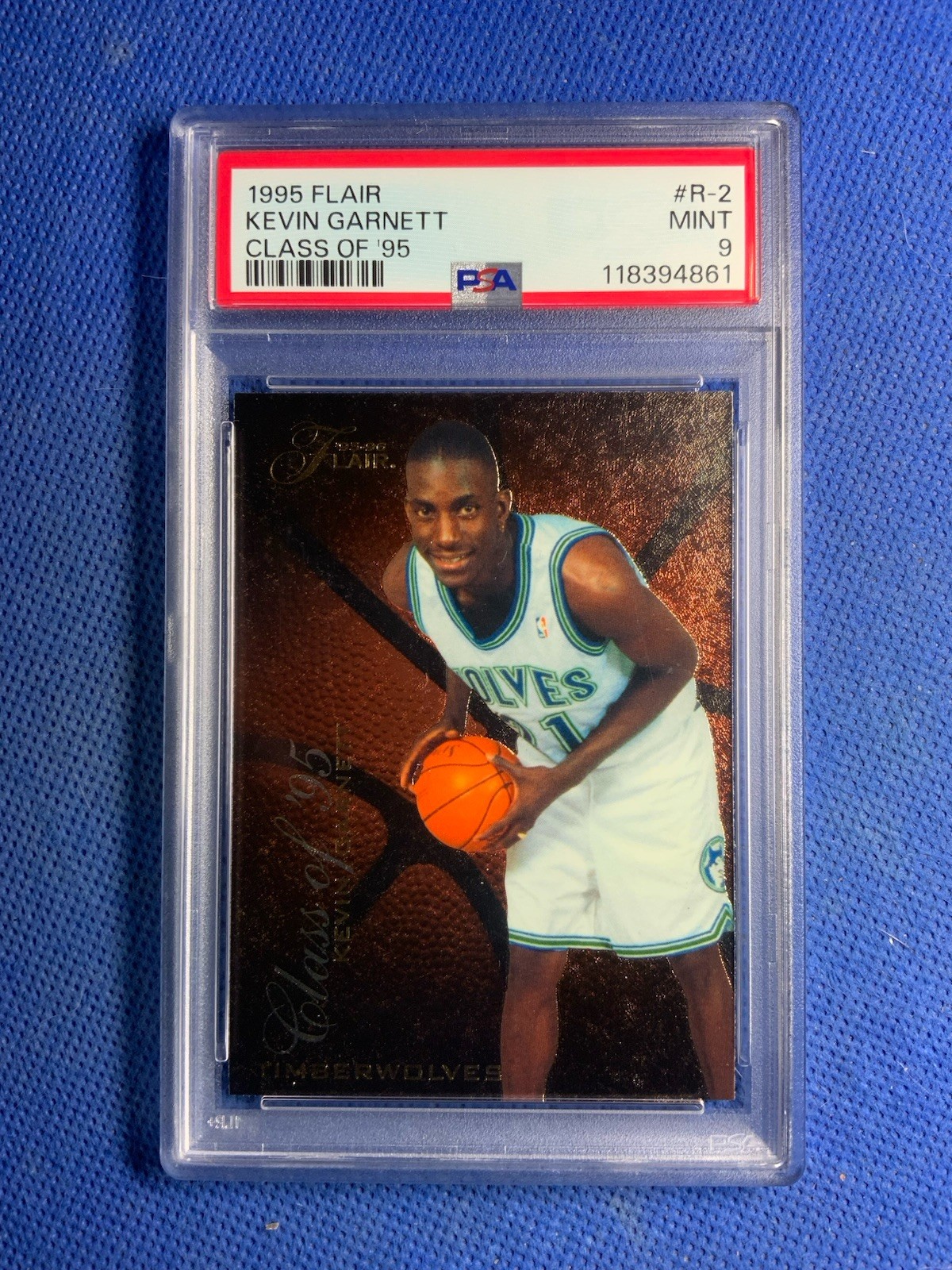 1995 Kevin Garnett Flair Class Of 95 PSA 9