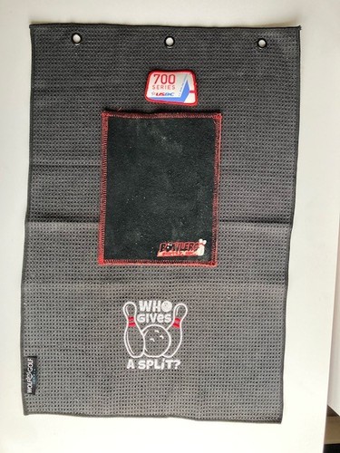 USBC 700 Series Patch, Who Gives a Split Towel & Bowlers Supply Shammy - USED