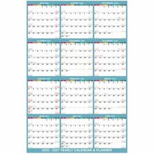 Yearly Wall Calendar 2026-2027 - 2026-2027 Wall Calendar, Yearly Calendar from J