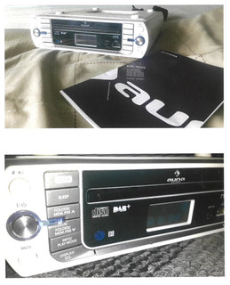 AUNA KR 400 Under Shelf CD Player & DAB Radio Tuner inc MP3 USB AUX in function