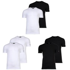 DSQUARED2 Herren T-Shirts, 2er Pack - Twin Pack T-Shirt, Rundhals-Ausschnitt,...