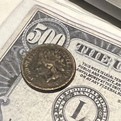 1859 Indian Head Penny - Good Hole Filler - Combined Shipping