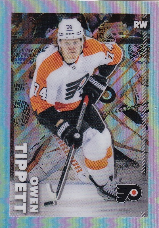 2022-23 Topps Chrome NHL Sticker Refractor #366 Owen Tippett /99