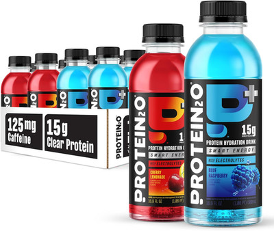Whey Protein Isolate Hydration Drink plus Energy & Focus, (Pack of 12)