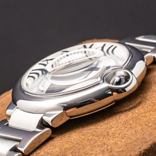 Cartier Ballon Bleu 36mm Automatic Steel Bracelet Roman Numerals W6920046 8