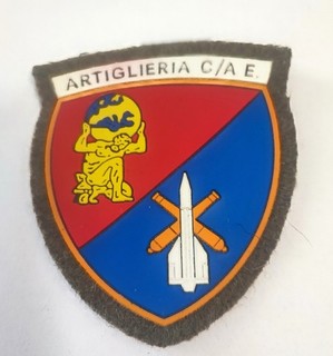 SCUDETTO OMERALE PATCH E.I ARTIGLIERIA CONTRAEREA ESERCITO
