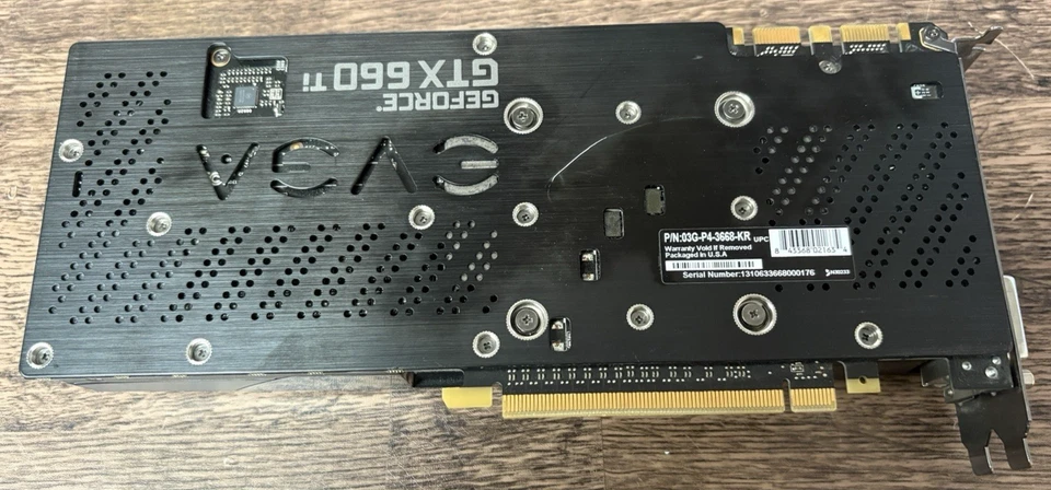 EVGA GeForce GTX 660TI Graphics Card 2GB Up to 4 Monitors, SLI Support - Image 2 of 4