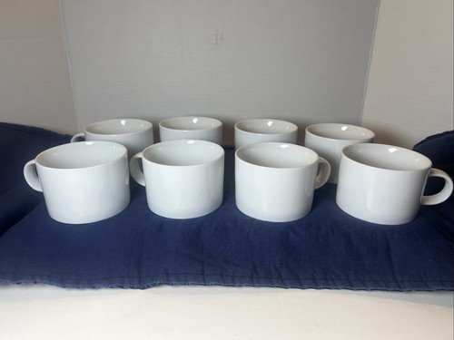 (8) Crate & Barrel White Maison Cups - Made In Japan Mugs - 第 1/7 張圖片