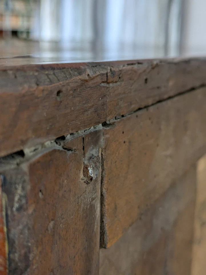 Secrétaire à Abattant Antico in Legno, Stile Impero / Restaurazione, Ribalta - Immagine 3 di 4