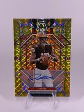 2023 Dorian Thompson-Robinson 1/10 Gold Prizm Autograph Panini Mosaic