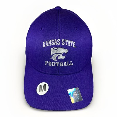 Kansas State Football 2006 Texas Bowl Fitted Hat, Wool Purple Flexfit S-M Cap