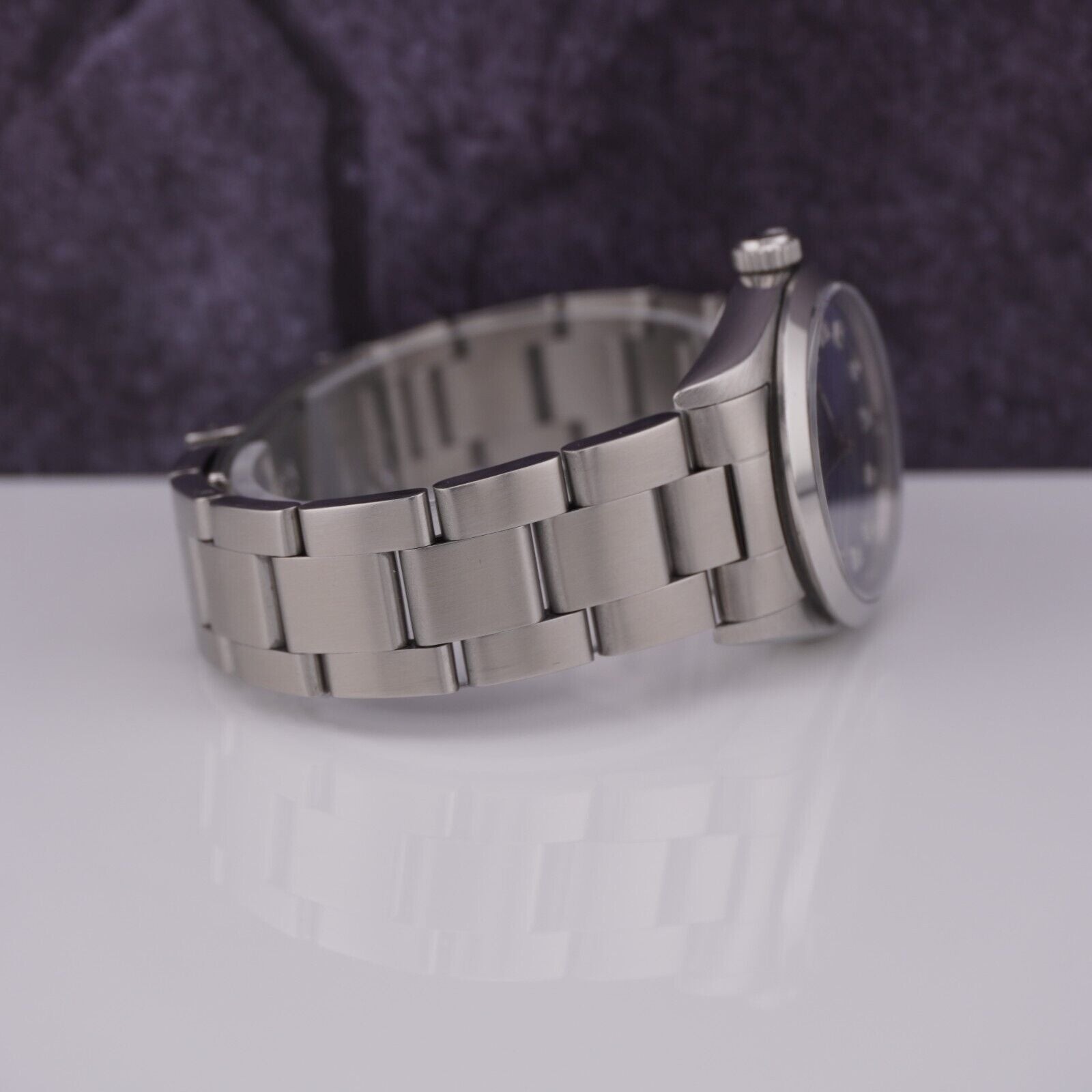 Rolex Oyster Perpetual 31mm Acciaio Inox Orologio Quadrante Blu 67480 foto 3