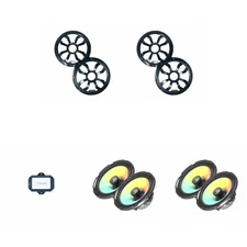 Diamond Audio two pairs of HXM8F4 marine 8" speakers with Black/Black grilles...