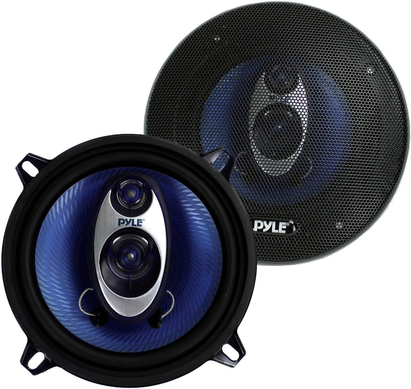 Car Speakers 14Cm – 200W 3-Way Triaxial Coaxial Stereo Speaker Set, Universal Fi