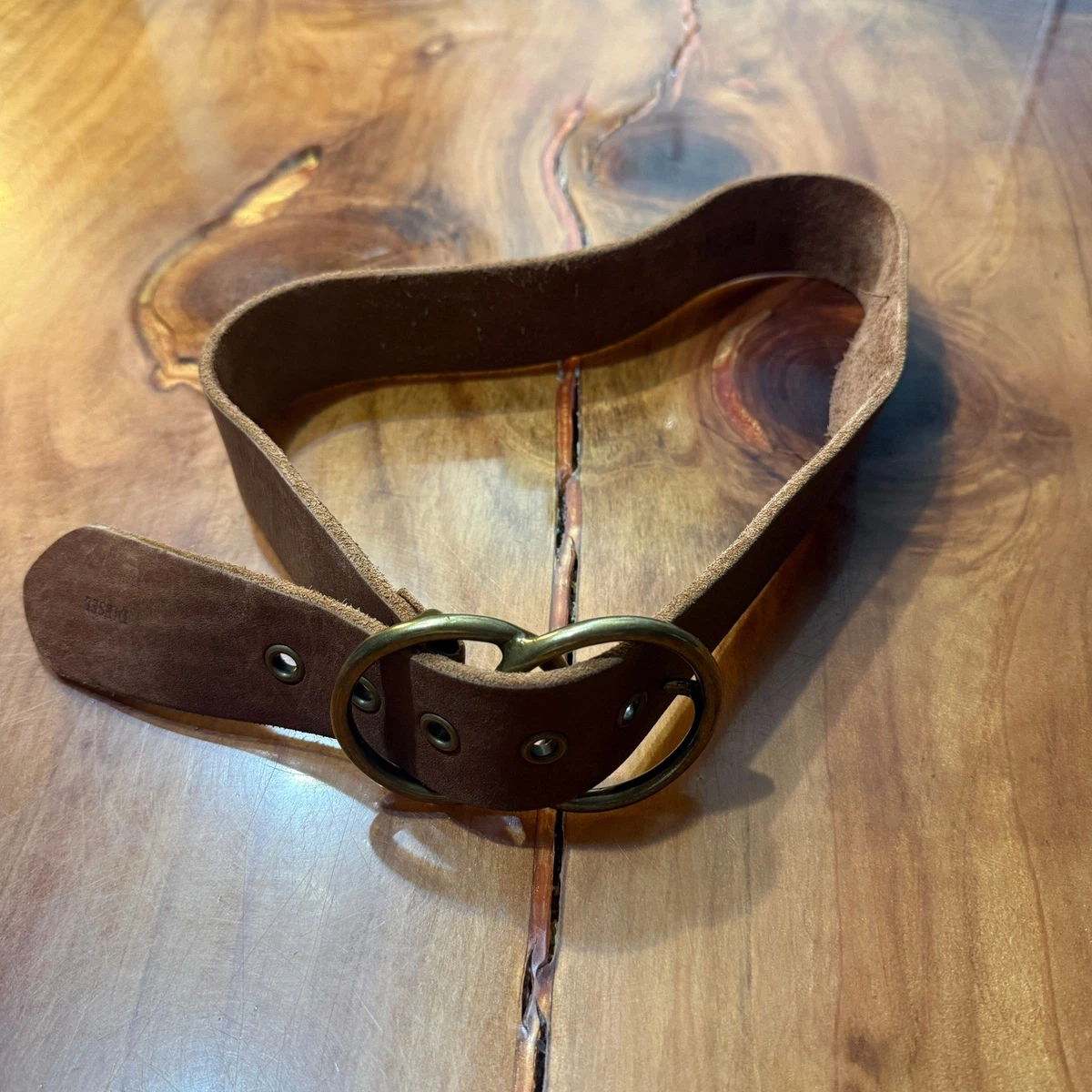NWT Diesel‎ Black Leather Cut Out Belt Size 70, 25.5\' - 27.5\