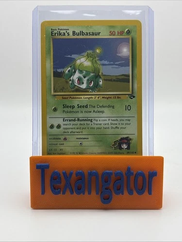 Erika's Bulbasaur 39/132 Unlimited Gym Challenge Vintage WOTC Pokemon Card NM -j