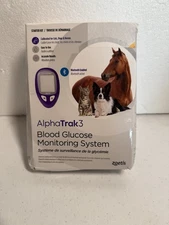AlphaTrak 3 Blood Glucose Monitoring System Kit Pets Diabetic Cats Dogs Horses