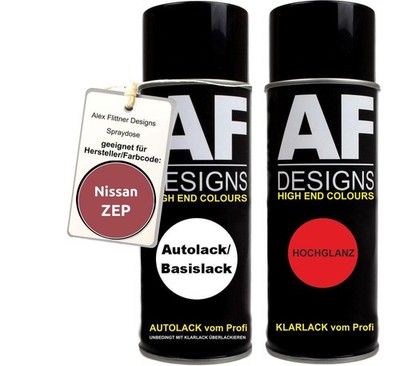 Spraydose für Nissan ZEP Moco Cherry Perl Metallic Basislack Klarlack Sprühdose 