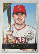 2020 Topps Chrome #GP-1 Mike Trout Topps Gallery NBCD Preview
