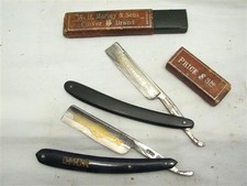 Pr Vintage Straight Razors Morely Clover Damascus Messerschmidt