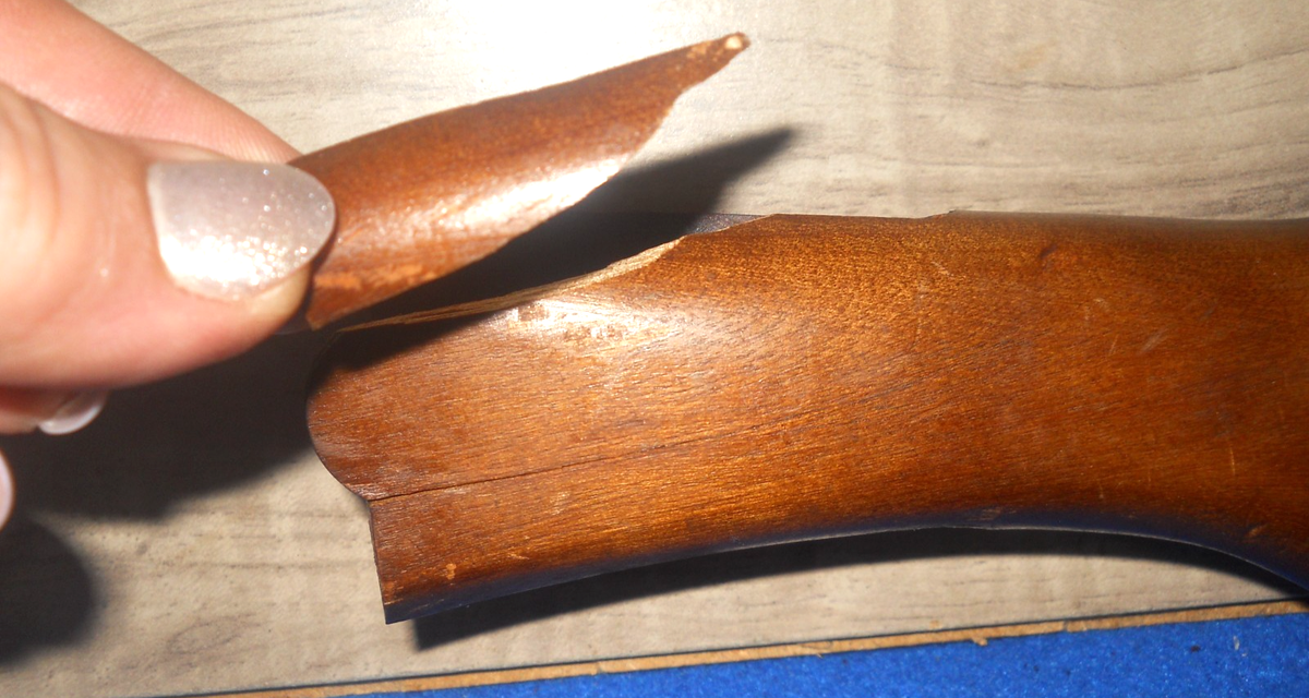 Stevens Model 22LR -410GA WOOD STOCK, STOCK BOLT & BUTTPLATE *4