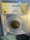 Photo of a 1829-P Half Cent from an eBay listing that sold on Jul 19, 2026