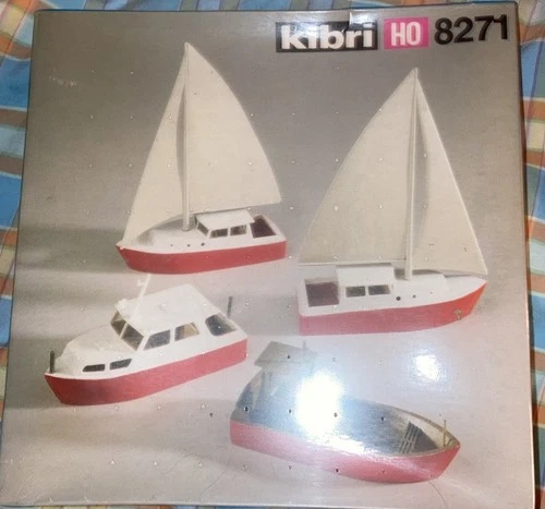 Kibri H0 8271 Vintageset Boote Neu und noch in Folie verschweisst