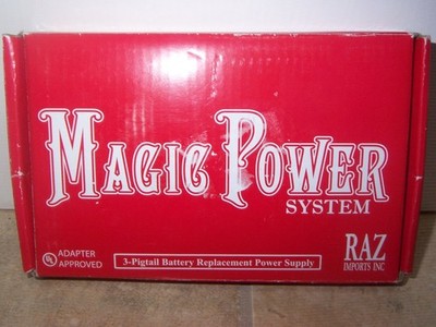NEW Raz Imports Magic Power 3-Pigtail System Turn Batteries to Power 3416169