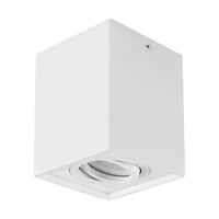 Deckenspot Deckenleuchte Weiß GU10 B: 9,4 Cm H: 12,5 Cm Schwenkbar Aus Aluminium