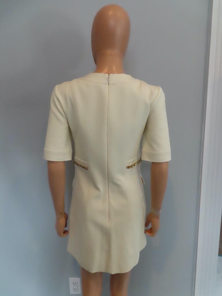 GUCCI★素敵!Ivory Double G Chain Logo Dress NWT GUCCI Ivory Double G Chain Logo Dress Size S | eBay