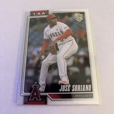 2026 Topps Jose Soriano Base #319 - Los Angeles Angels