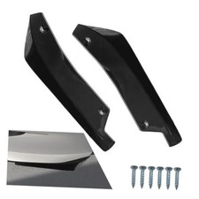 LAINLOY Universal Car Rear Bumper Lip Splitter Canard Diffuser 2PCS Black