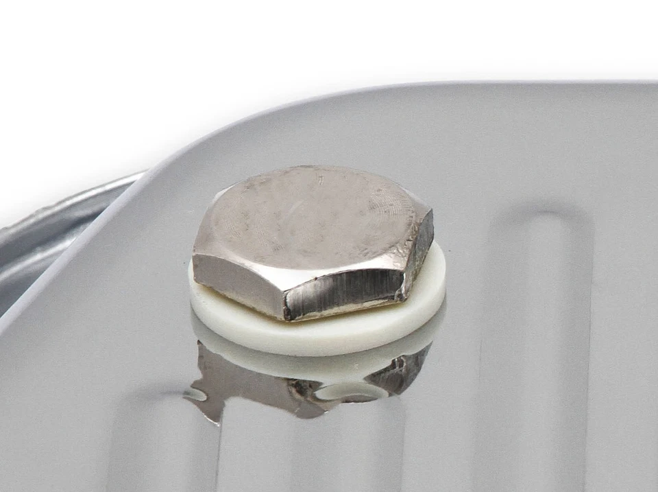 Mr. Gasket 9745CMRG cárter de aceite de transmisión - cromo Foto 3 de 4