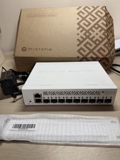 MIKROTIK Fiber Cloud Router Switch CRS310-1G-5S-4S+IN - Briefly used - Fast Post