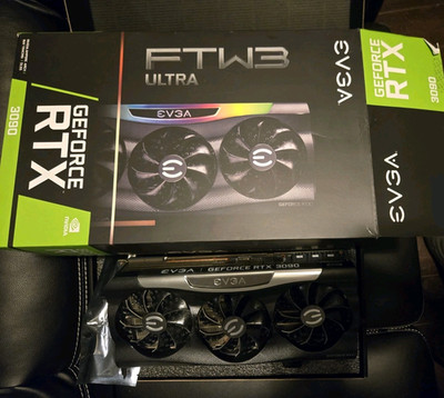 EVGA GeForce RTX 3090 FTW3 ULTRA 24GB GDDR6X - excellent, in Original Box