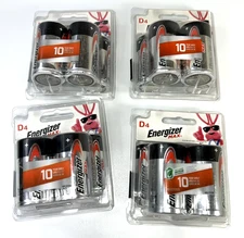 16 Energizer MAX D Batteries (4 x 4 Pack), D Cell Alkaline Batteries