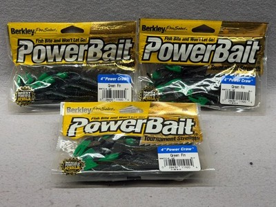 Obsolete Vintage Berkley 4'' Tournament Strength Power Craws (3) 8 pks