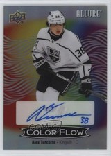 2024 Upper Deck Allure Color Flow Full Rainbow Alex Turcotte #CFA-AT Auto 1rl9