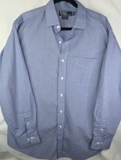 Polo Ralph Lauren Philip Gingham Button Down Long Sleeve Shirt Sz 16 1/2 - 34/35