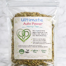 Ultimate Auto Power Hemp Tea | Sleep Nerve Arthritis Pain Relief | 100% Organic