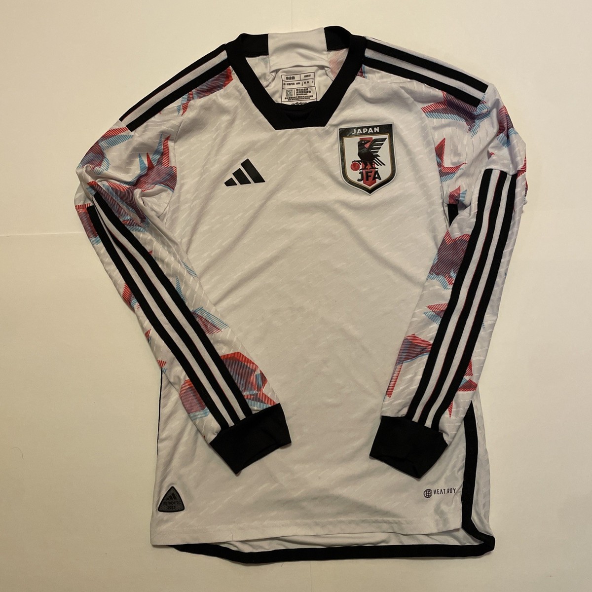 Japan '22 World Cup Away Long Sleeve Authentic Adidas Jersey JP